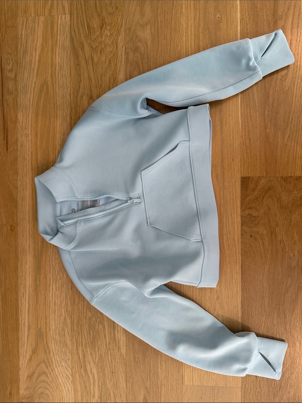 all in motion Light Blue Kids Half-Zip Pullover Hoodie